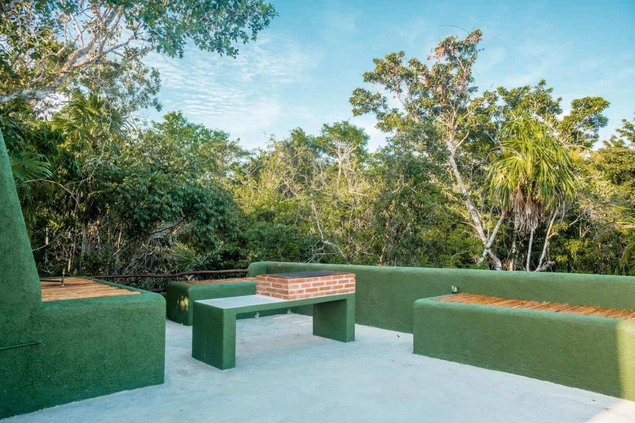 Casa Pibe, Private Jacuzzi, Pier And Rooftop Villa Bacalar Eksteriør bilde